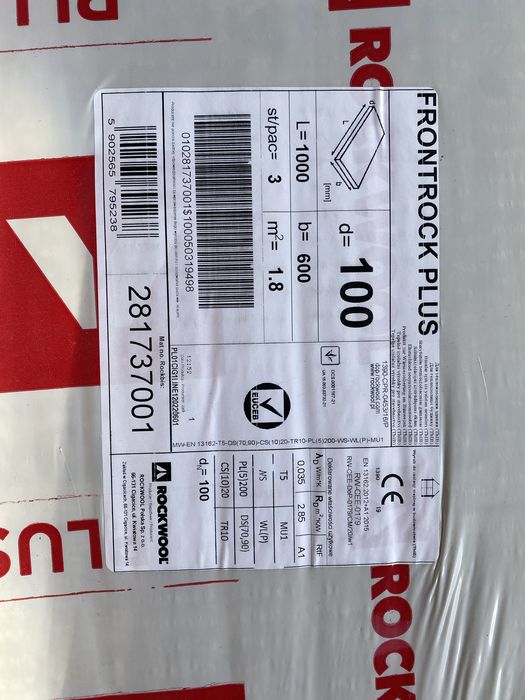 Wata elewacyjna 10cm