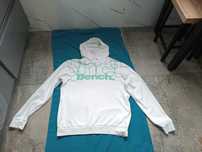 Bluza bawełniana cieńsza logowana z kapturem, uniseks- L/XL - "Bench".