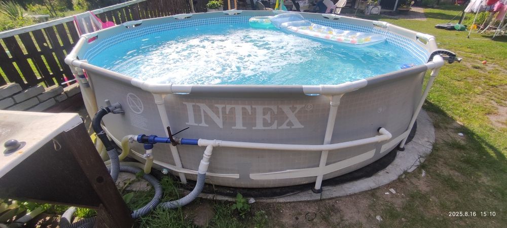 Basen stelażowy 3.7m intex