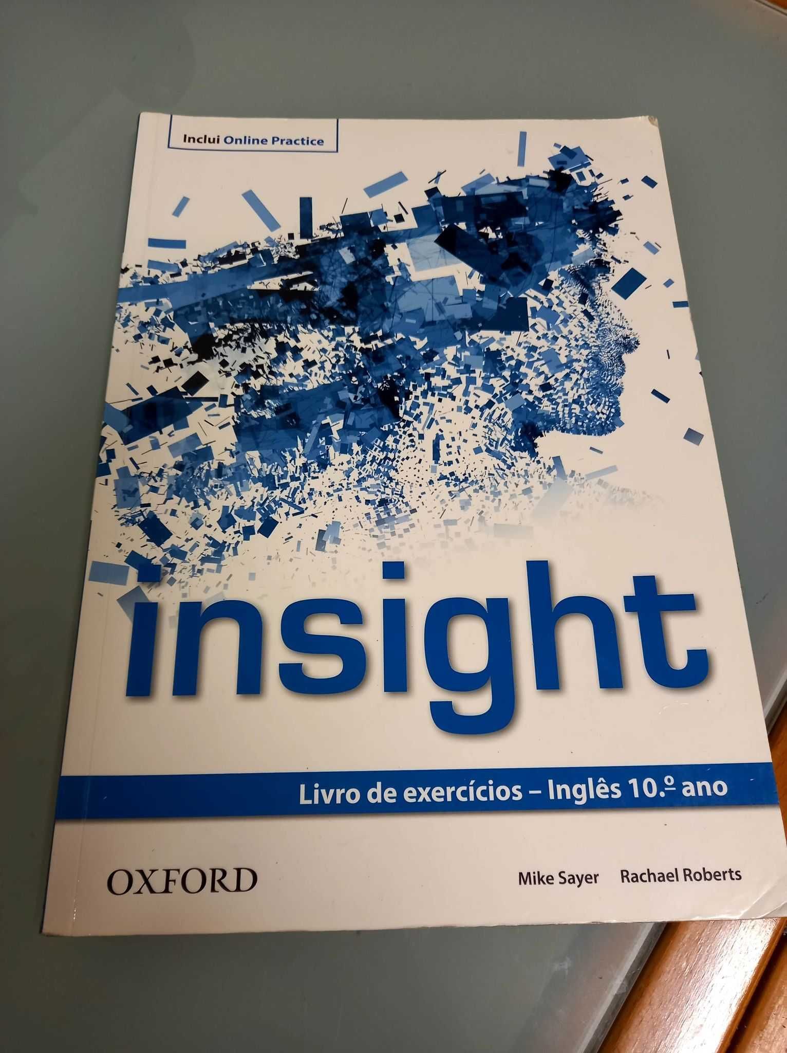 Livros de exercícios Inglês 10º e 11º (Insight)