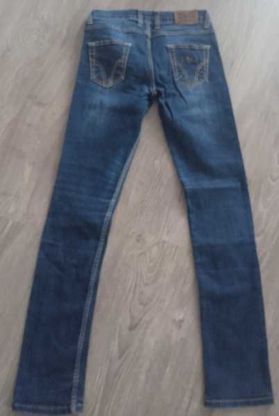oryg. granatowe spodnie jeansy damskie Dolce&Gabbana, idealne!!