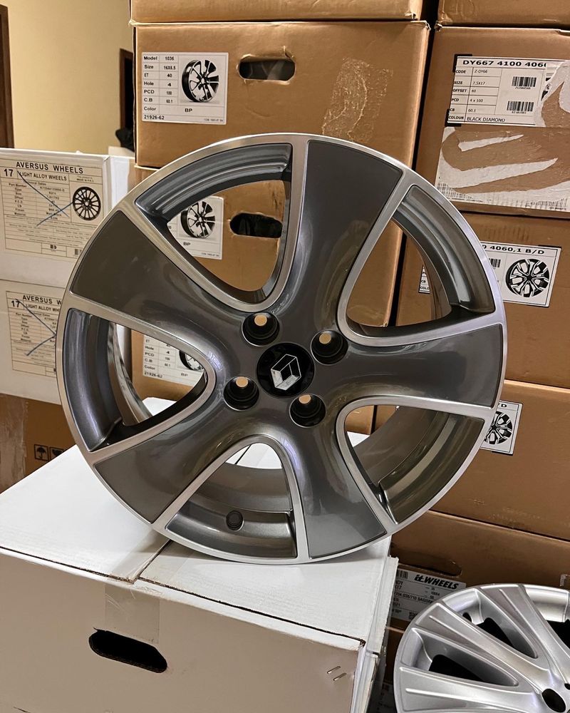 Jantes 16” 4x100 originais Renault Clio Captur Zoe Dacia Nissan Megane