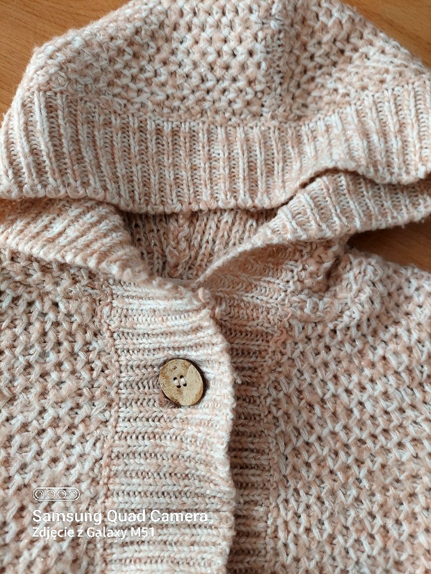 Sweterek, kardigan dla dziewczynki.