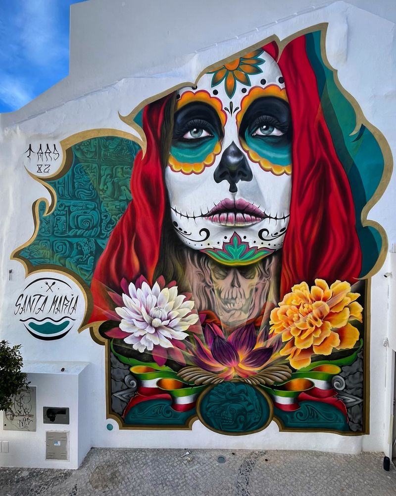 Arte urbana painel mural graffiti street art pintura