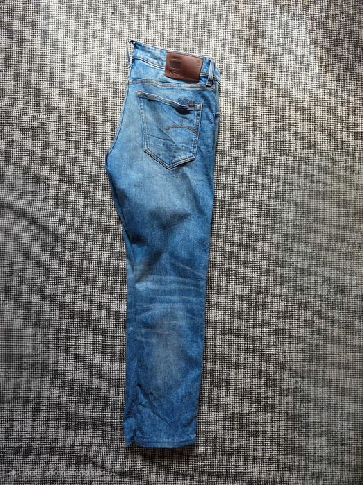Calças de ganga novas G Star Raw 3301 Slim cintura 34