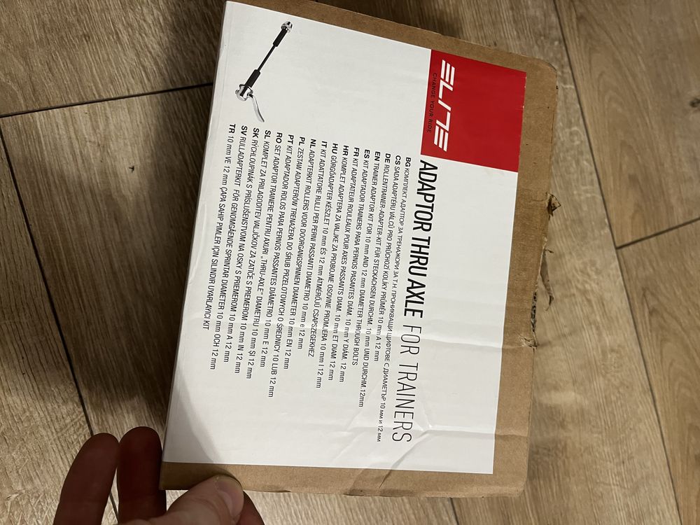 ELITE adapter sztywna oś thruaxle do trenażera