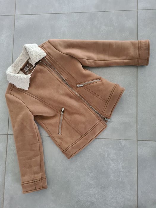 Kurtka kożuszek 134 cm (posiadam 2 sztuki)bliźniaki