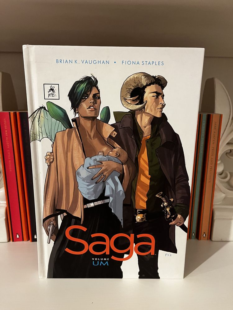 Saga Volume 1, banda desenhada, de Brian K. Vaughan