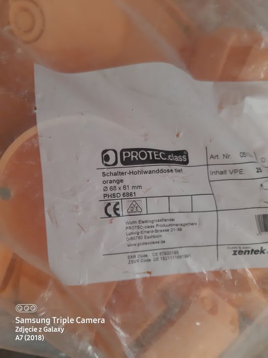 Sprzedam puszki elektryczne Nowe 85szt