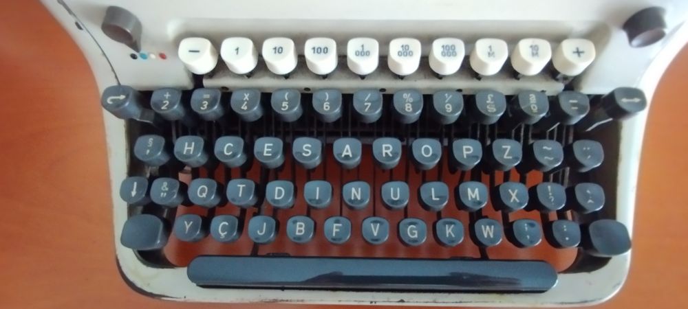 Máquina escrever vintage