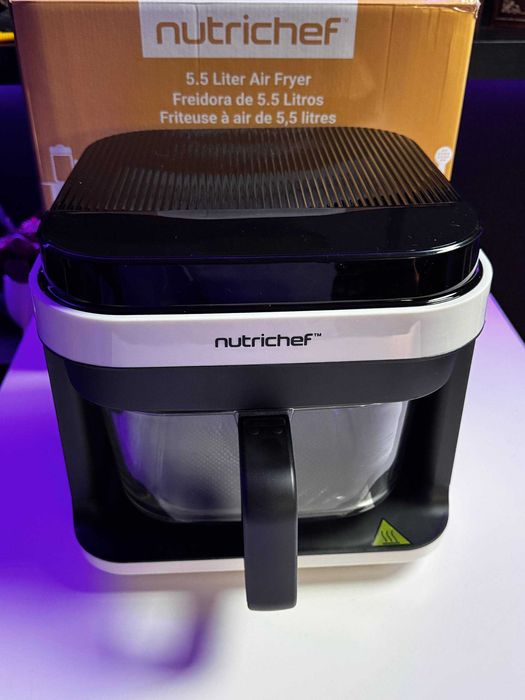 NutriChef Air Fryer – Heteluchtfriteuse 8-in-1 met Transparante