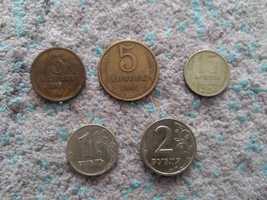 Rosja zestaw monet 5 szt. Każda inna.