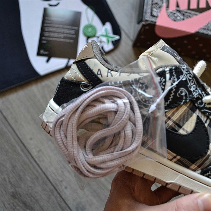 Мужские кроссовки Travis Scott x Nike SB Dunk Low 'Cactus Jack' 40-45