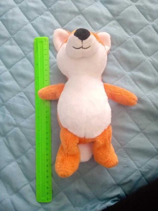 Maskotka lis wysokość 25cm stan idealny