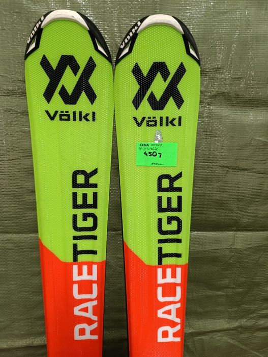 Nr 111 Narty zjazdowe Volkl Racetiger GS 10 / 110 cm + wiązania Gw