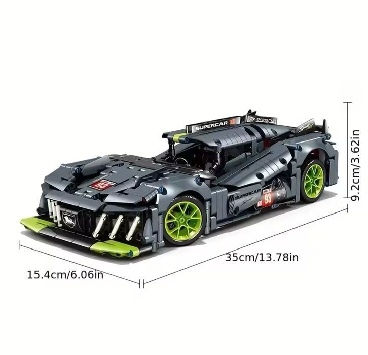 Nowe Klocki typu technic Supercar 1280 elementów