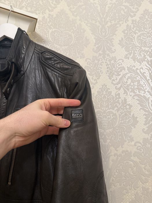 Hugo Boss куртка шкіряна чоловіча