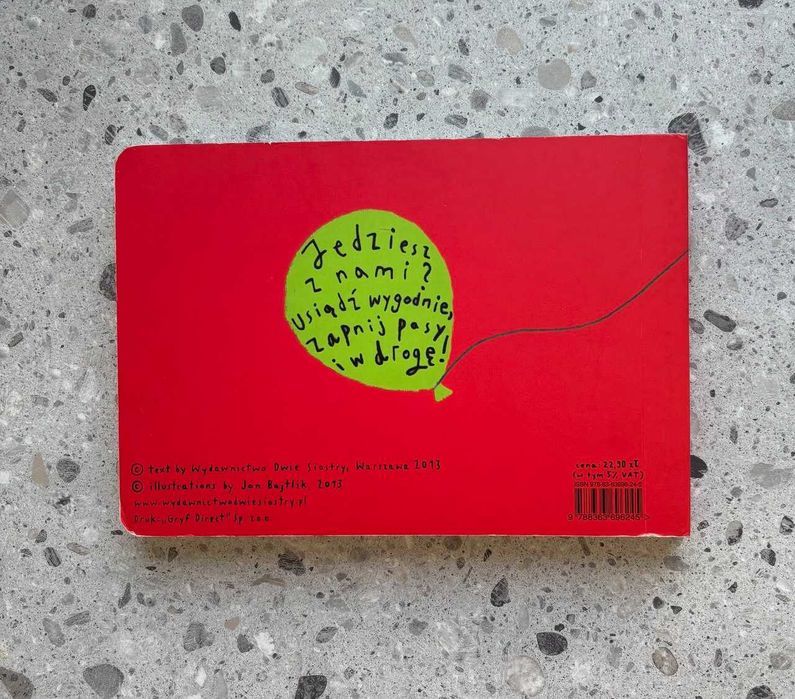 Auto Jedziesz z nami? Jan Bajtlik ksiązka dla malucha