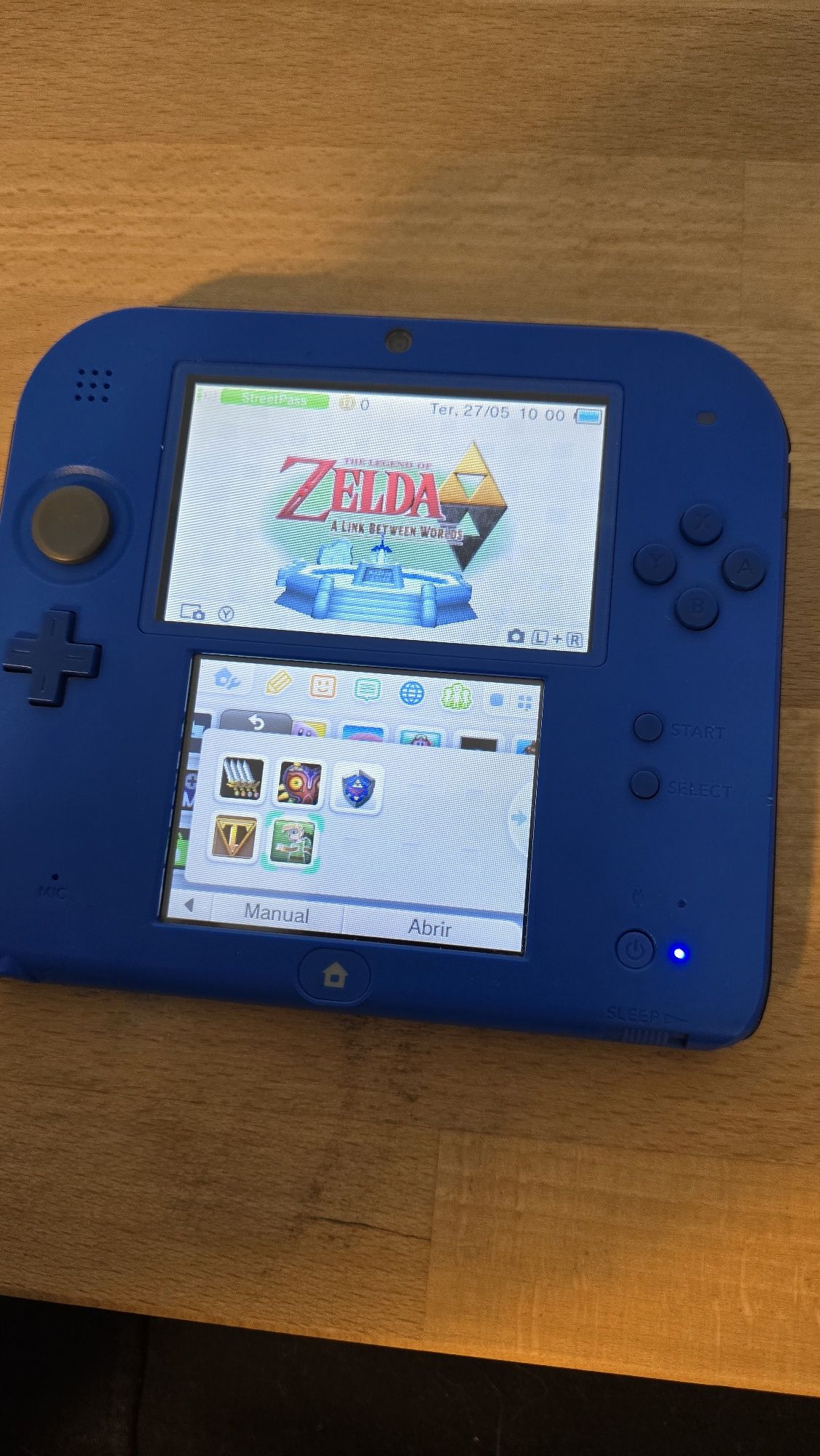 Nitendo 2DS desbloqueado azul/preto