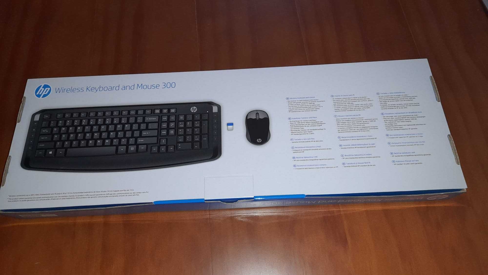 Teclado + Rato HP Wireless, Unidade Preto