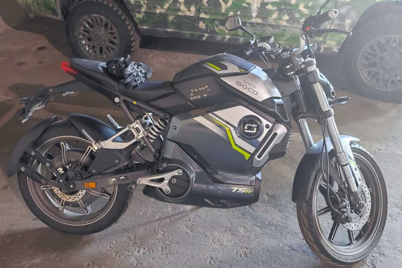 Електромотоцикл Super Soco TSX 62A 100км
