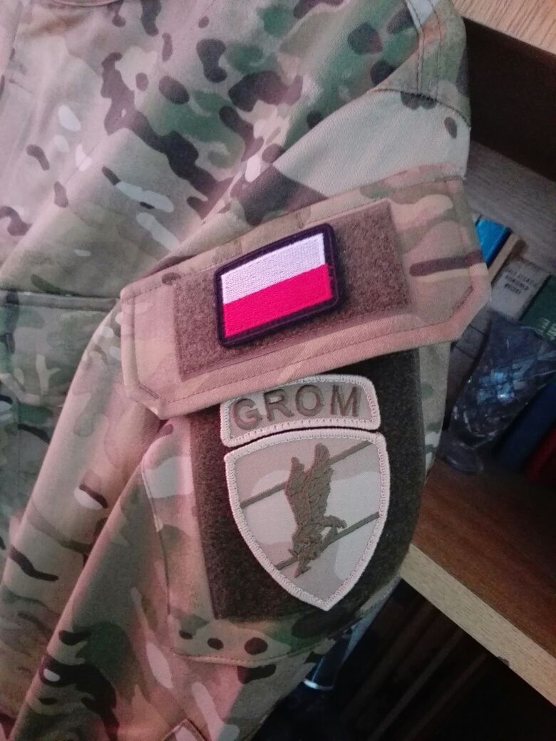 Oznaka Wojsk Specjalnych. JW GROM. Wersja pustynna.