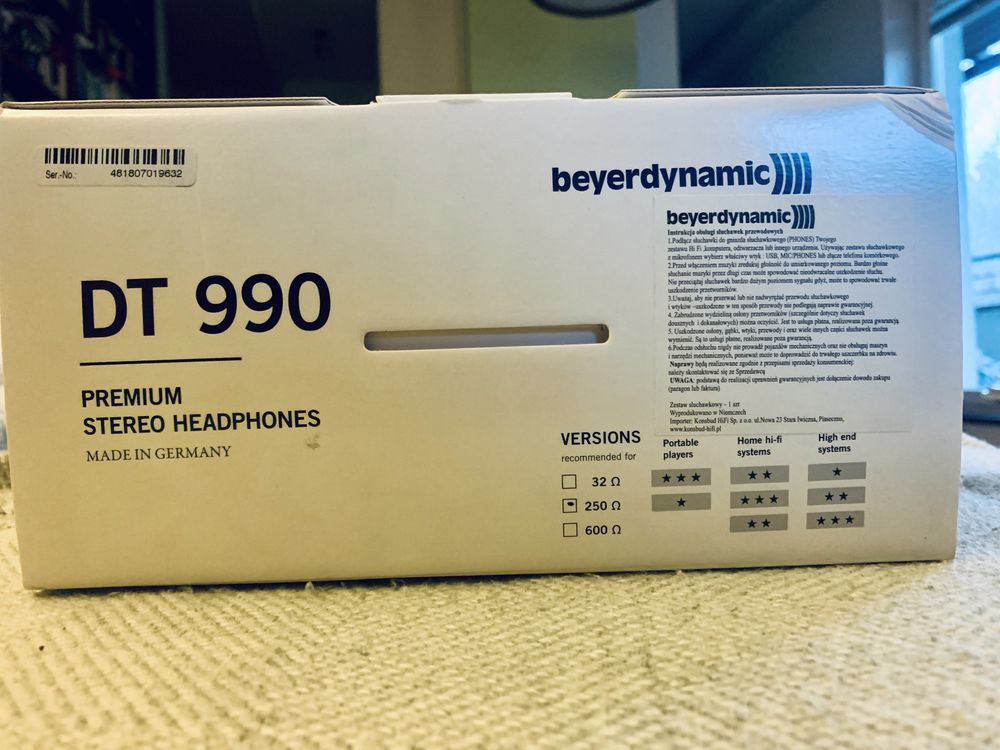 Słuchawki Beyerdynamic DT990