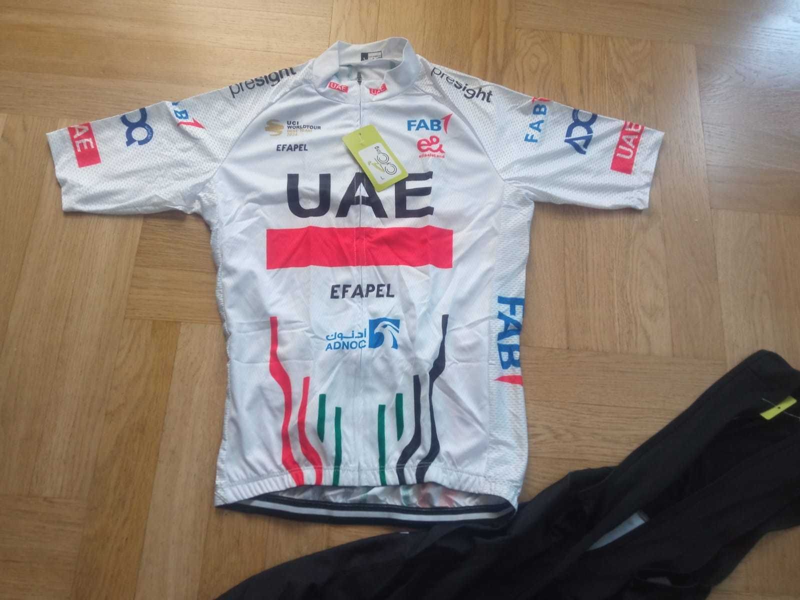 Strój rowerowy komplet kolarski na rower elastyczny spodenki koszulka