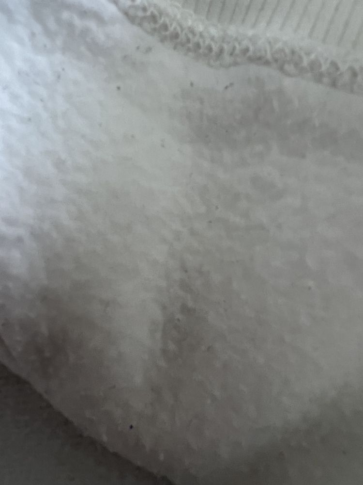 Biała bluza z kapturem r. 5-6 lat 110/116 cm
