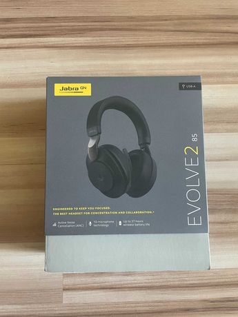 Słuchawki bezprzewodowe nauszne Jabra Evolve2 85 Link 380a MS    NOWE!