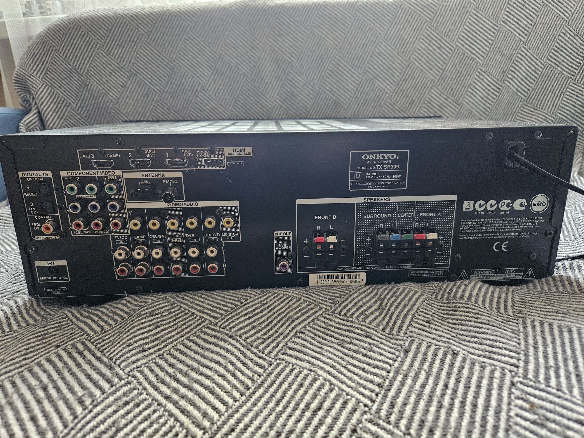 Av-ресивер ONKYO TX-SR309
