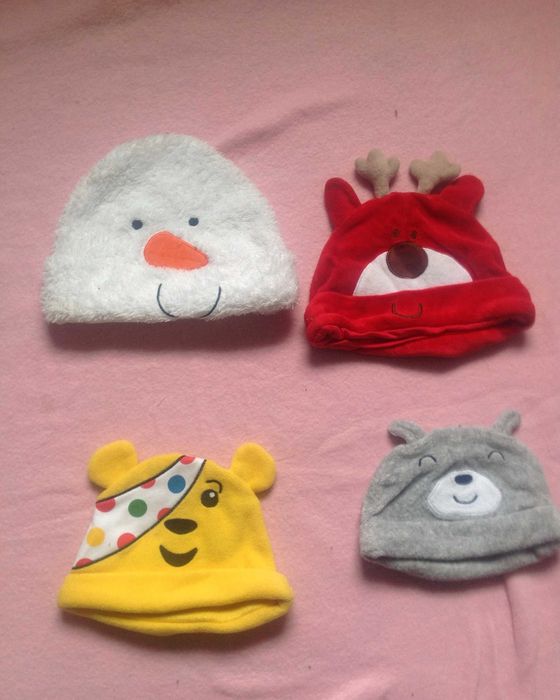 шапка Новогодняя Тигр Ослик Дракон Жабка Пони Пилот Олень Снеговик