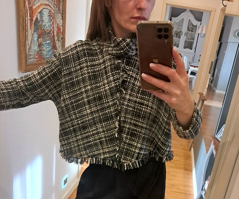 Zara sweter z golfem