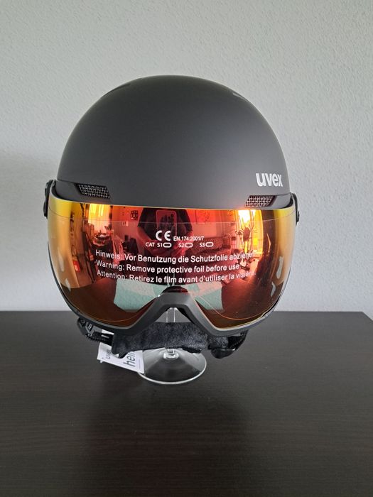 Kaski Kask narciarski snowboard Uvex Wanted Visor z wizjerem 54-58 S/M
