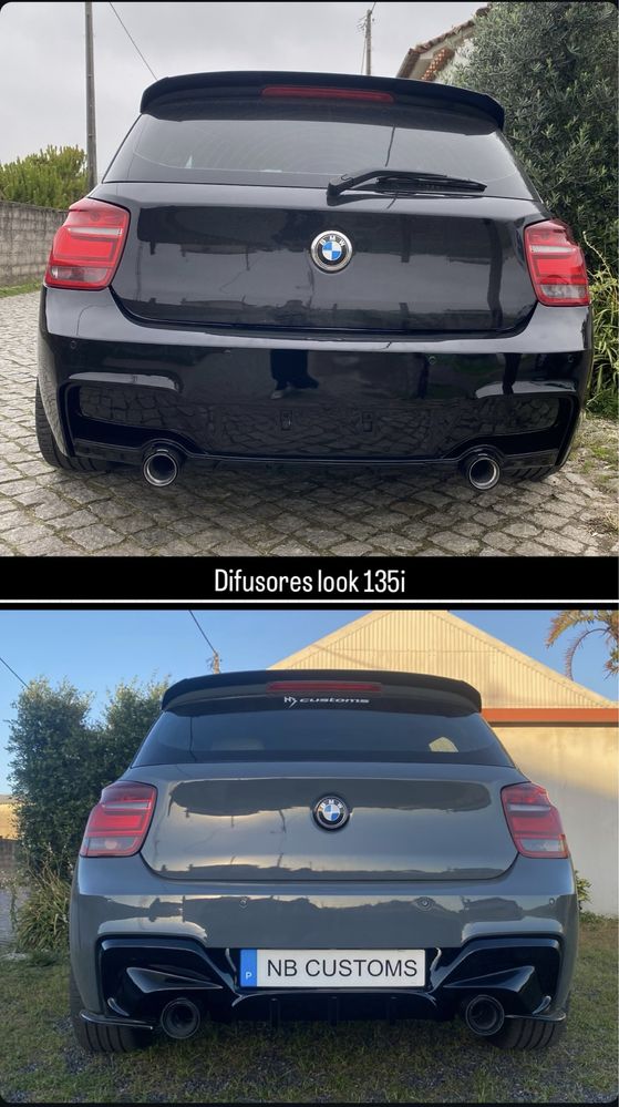 Difusor bmw F20/ F21 look 135i