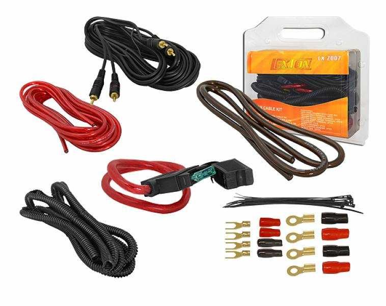 Nowy Zestaw Kabli RCA 2x cinch radia wzmacniacza tuby Car audio