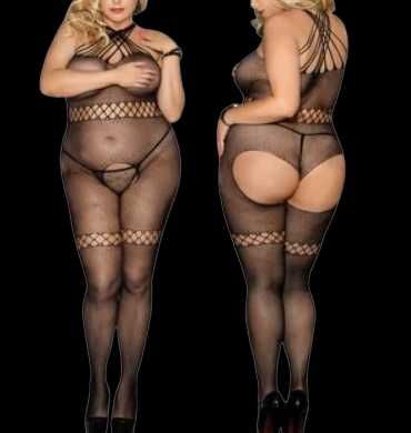 B004 seksowna bielizna bodystocking body komplet erotyczny XS/3XL