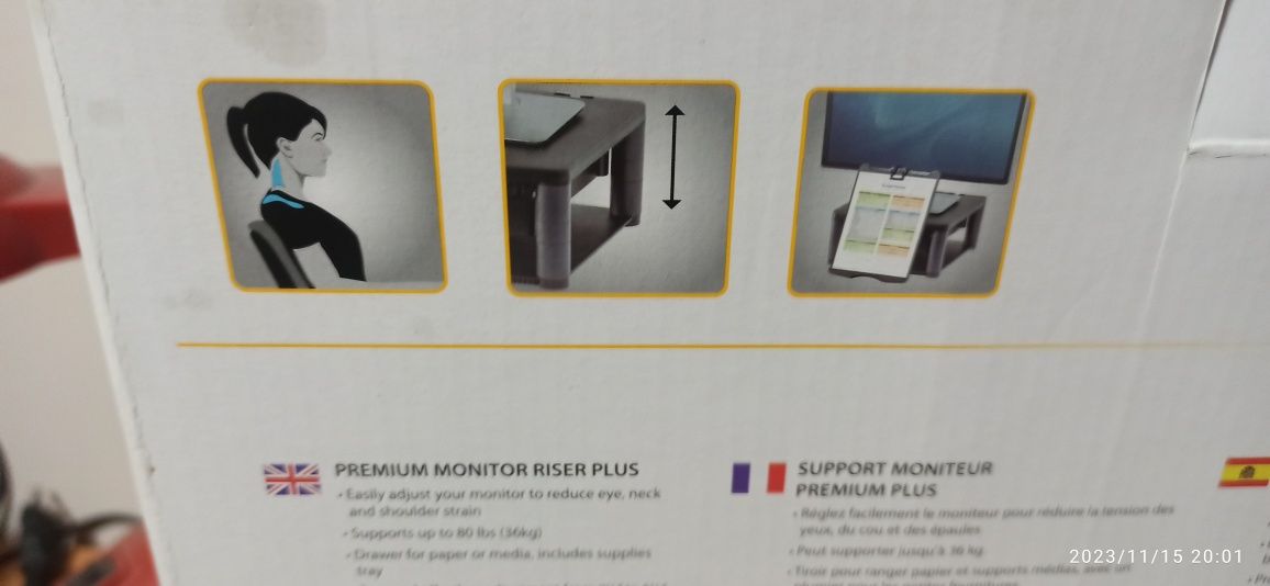 Podstawa pod monitor Premium plus