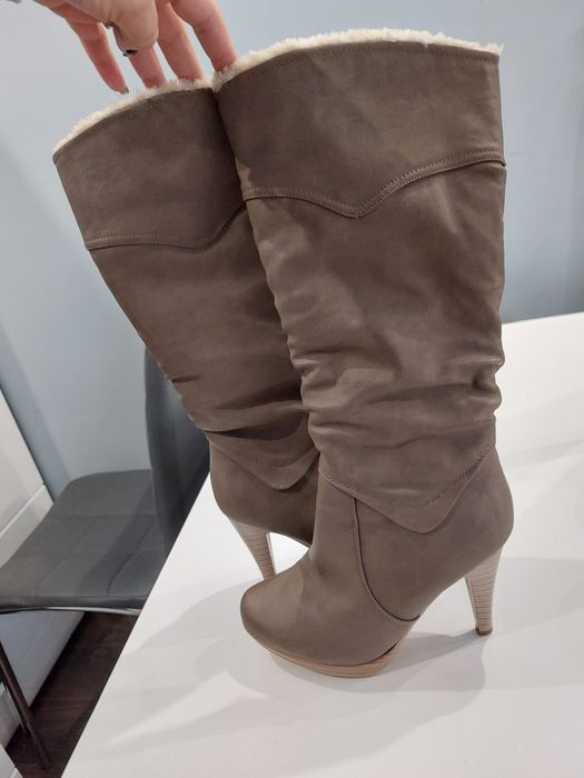 Kozaki Zimowe Brązowe