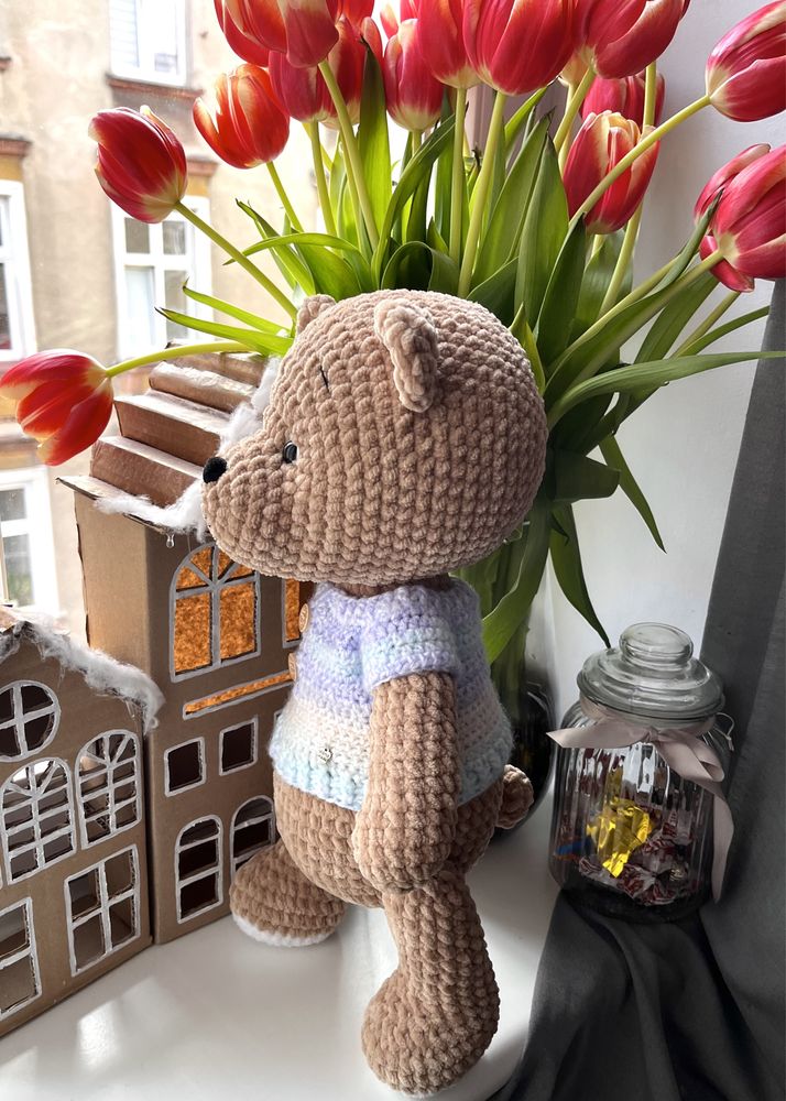 Miś robiony na szydełku/amigurumi