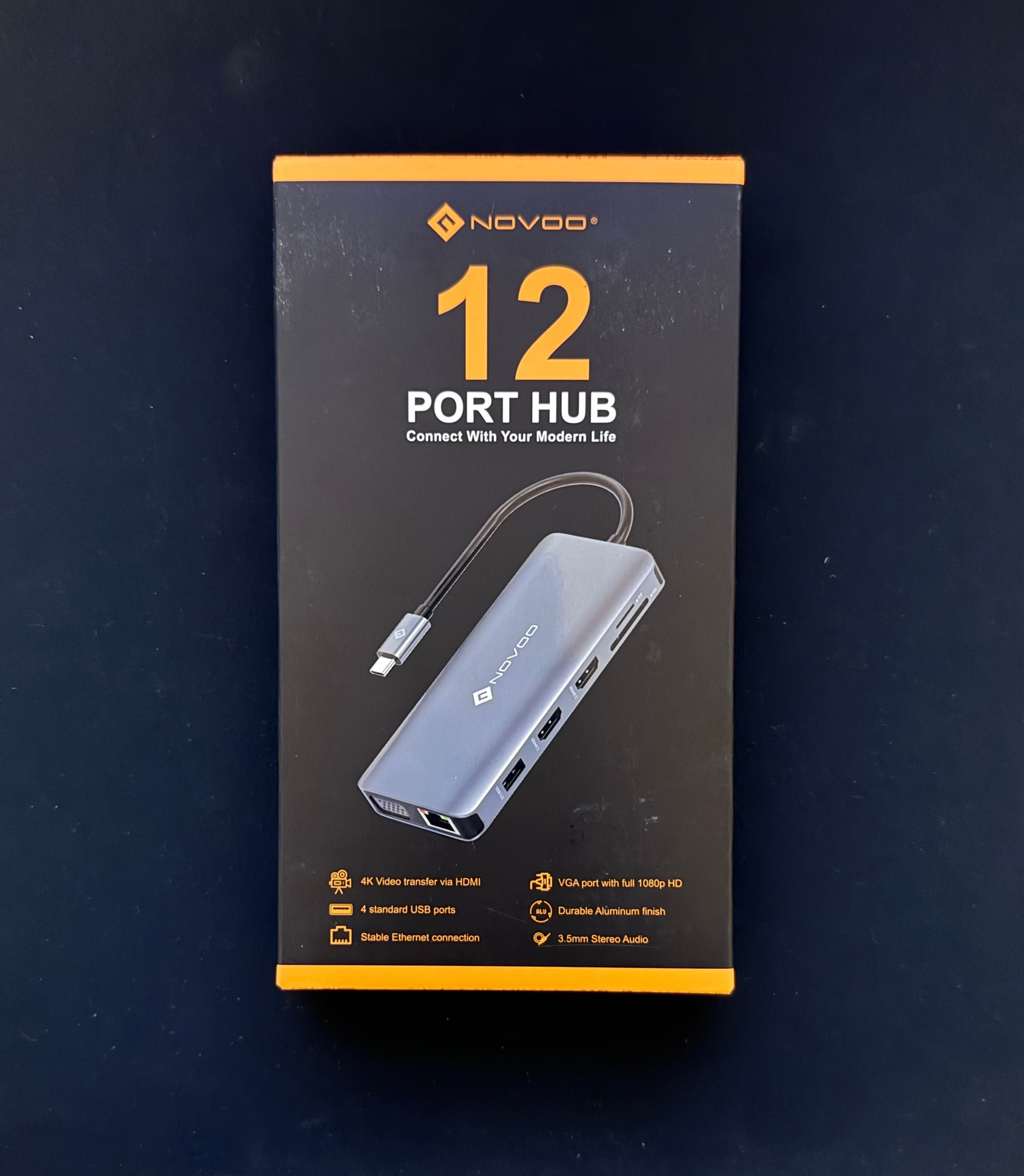 Hub USB C NOVOO 12 em 1