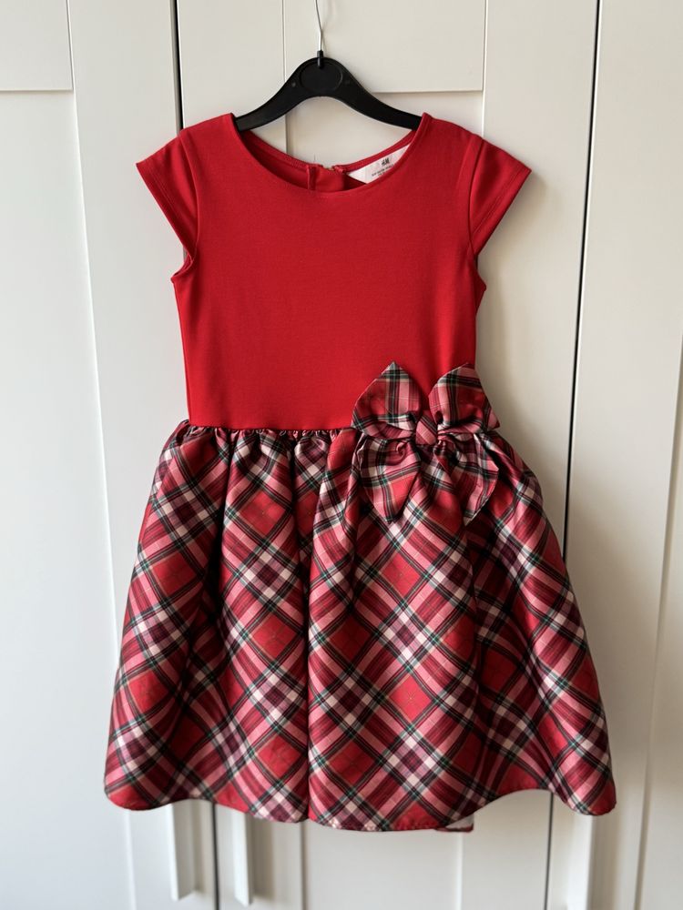 Sukienka świateczna H&m 122 - 128 (6-8 lat)