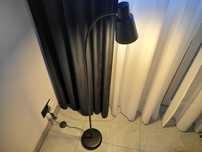 Briloner lampa stojąca 128 cm, 1x E27, max. 10W, CZRNA BRILO
