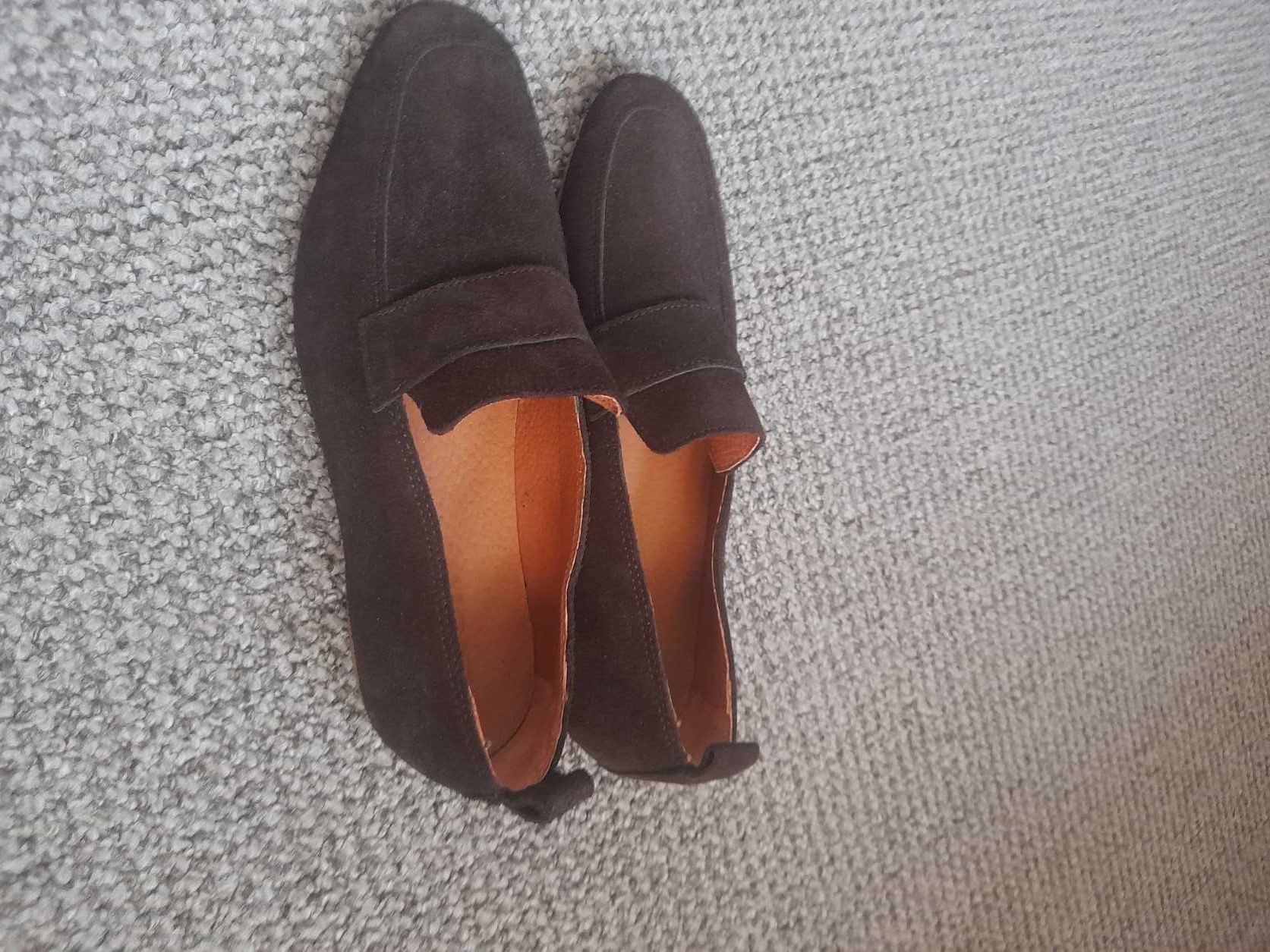 Buty męskie (loafersy) zamszowe Zign nr 41