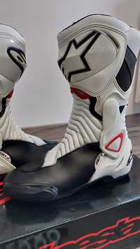 Alpinestars Smx6 44 (28,5) white black red + rękawice Tschul