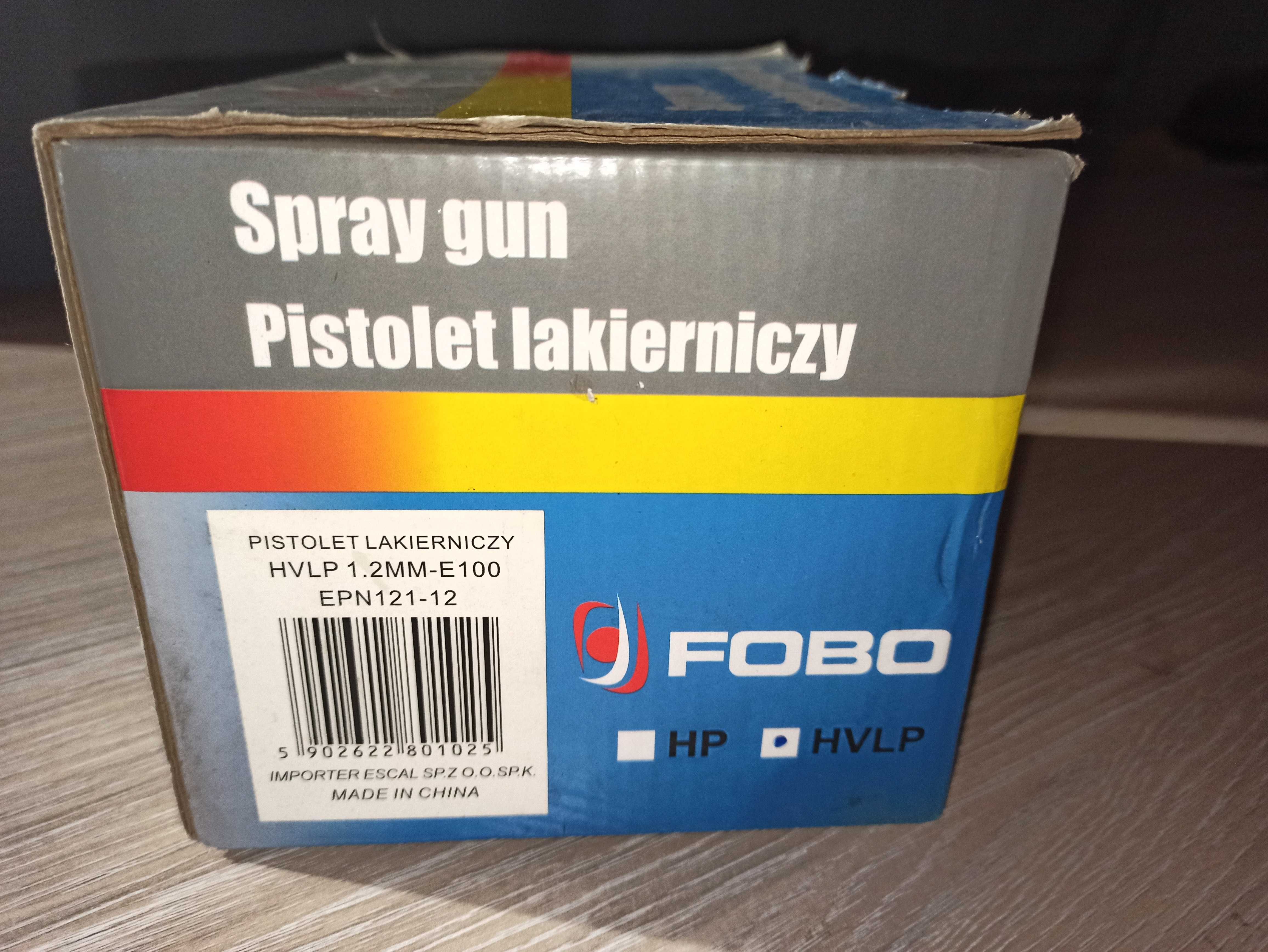 Pistolet lakierniczy HVLP E100 Fobo + dysza 1,2 mm Tanio!
