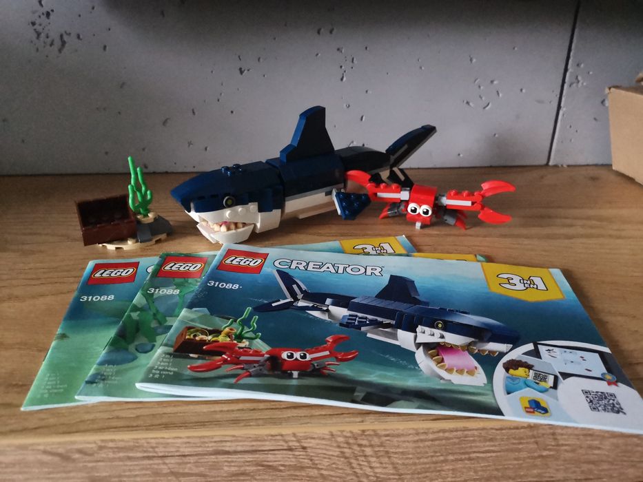 Lego Creator 3w1 31088 morskie zwierzęta