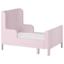 Ikea BUSUNGE 2 Camas extensíveis, rosa claro, 80x200 cm