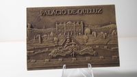 Placa em Bronze do Palácio de Queluz