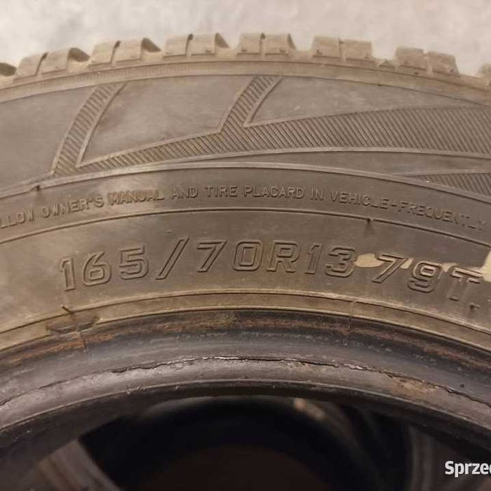Opony Zimowe 165/70 R13 FALKEN 7,8 mm stan jak nowe